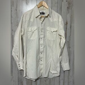 Vintage Ranch and Town Pearl Snap‎ shirt